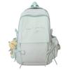 Schoolbag Large Capacity Solid Color Backpack Women's 1011 New High Value Cute Student Schoolbag Versatile Travel Backpack Tide