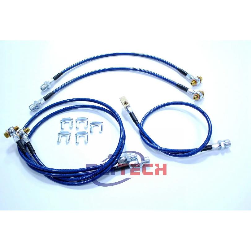 

Stainless Steel Brake Hose Kit 2001-2007 Silverado/Sierra 2500Hd 3500 Complete синій
