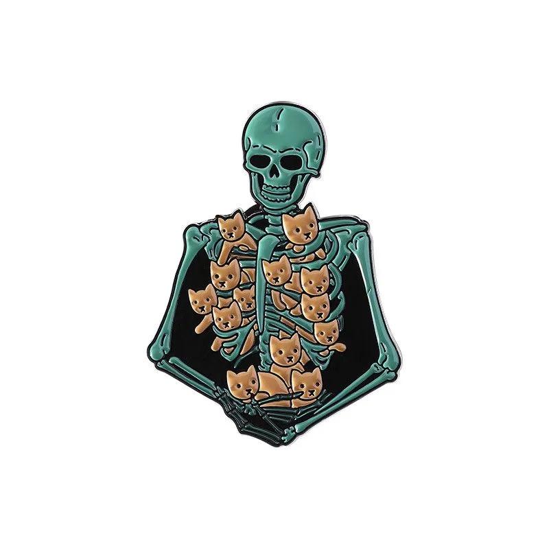 

Креативная брошь из сплава, креативные аксессуары, значок. One Size зелёный