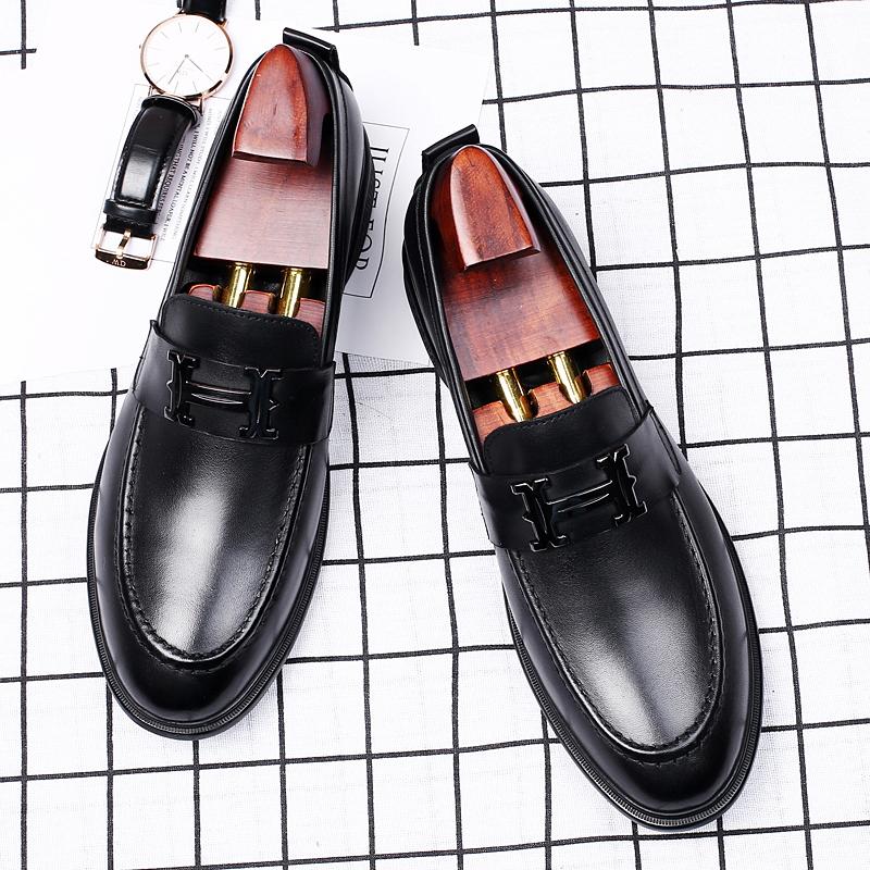 Genuine Leather Boat Shoes Men High Quality Slip on Loafers Men Flats Casual Shoes Luxury Brand Outwear Shoes Classic Loafers