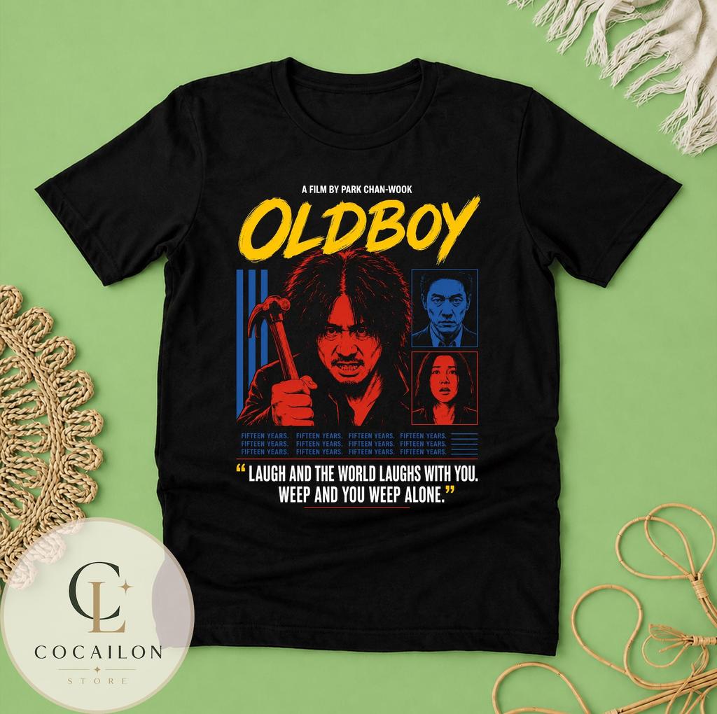 Oldboy Koreanischer Thriller Grafik-T-Shirt, Park Chan-wook Neo-Noir Film-Shirt