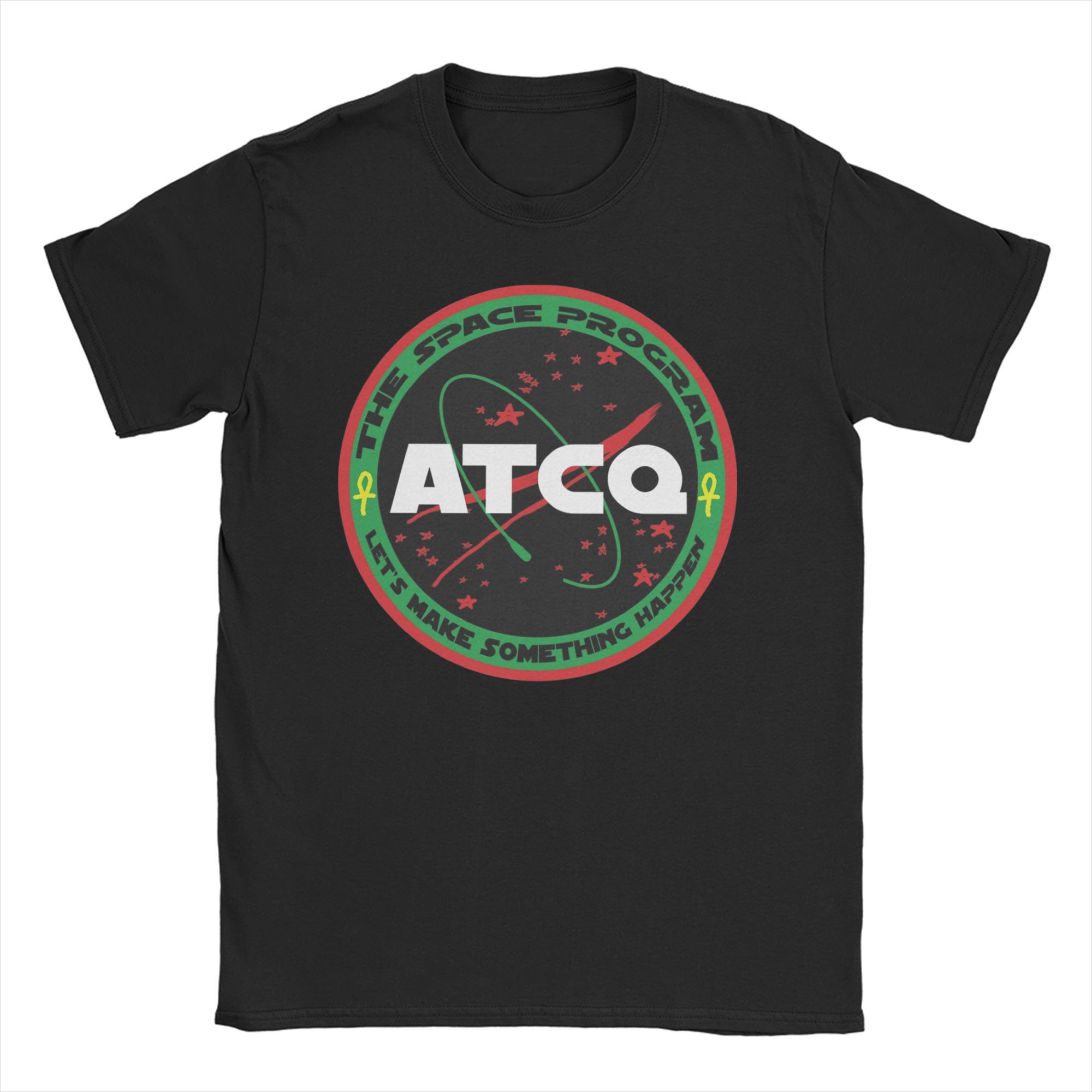 The best product for you Heren Dames De La Soul ATCQ A Tribe Called Quest T-shirts Puur Katoen Kleding Vintage Korte Mouw Tees Plus Size T-shirts XXL