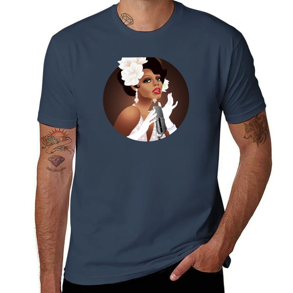 Blues Lady TShirt Sporty Breathable Short Sleeve TShirt