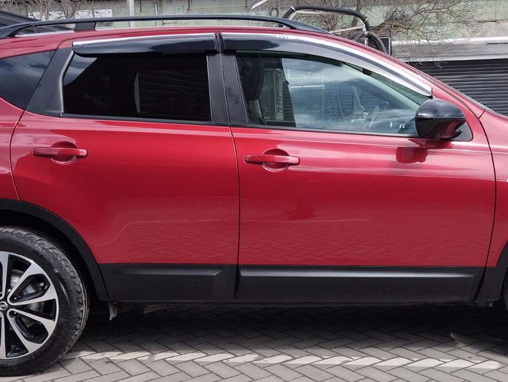 

Вітровики з хромом (4 шт, Sunplex Chrome) для Nissan Qashqai 2007-2010 рр.
