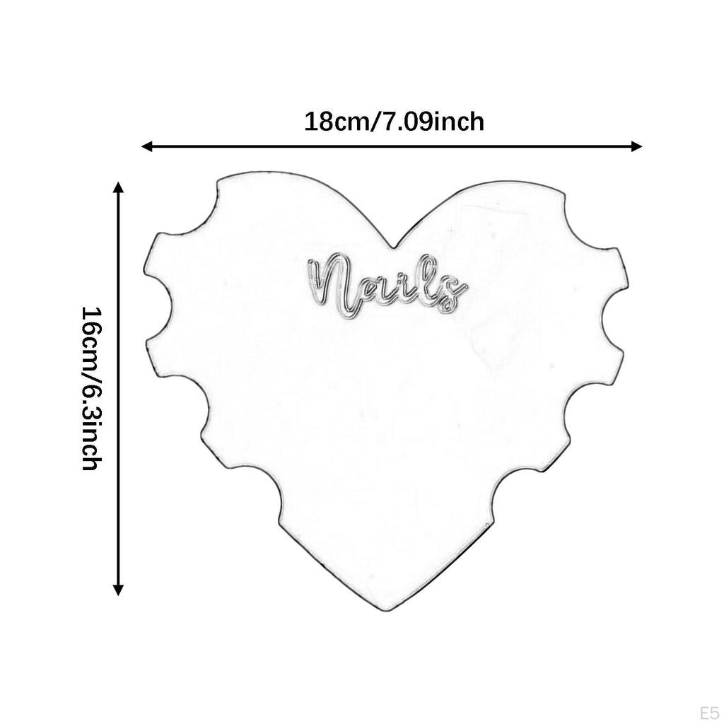 Acrylic Nail Photo Prop Display Decorative Sign Multifunctional Nails Technician