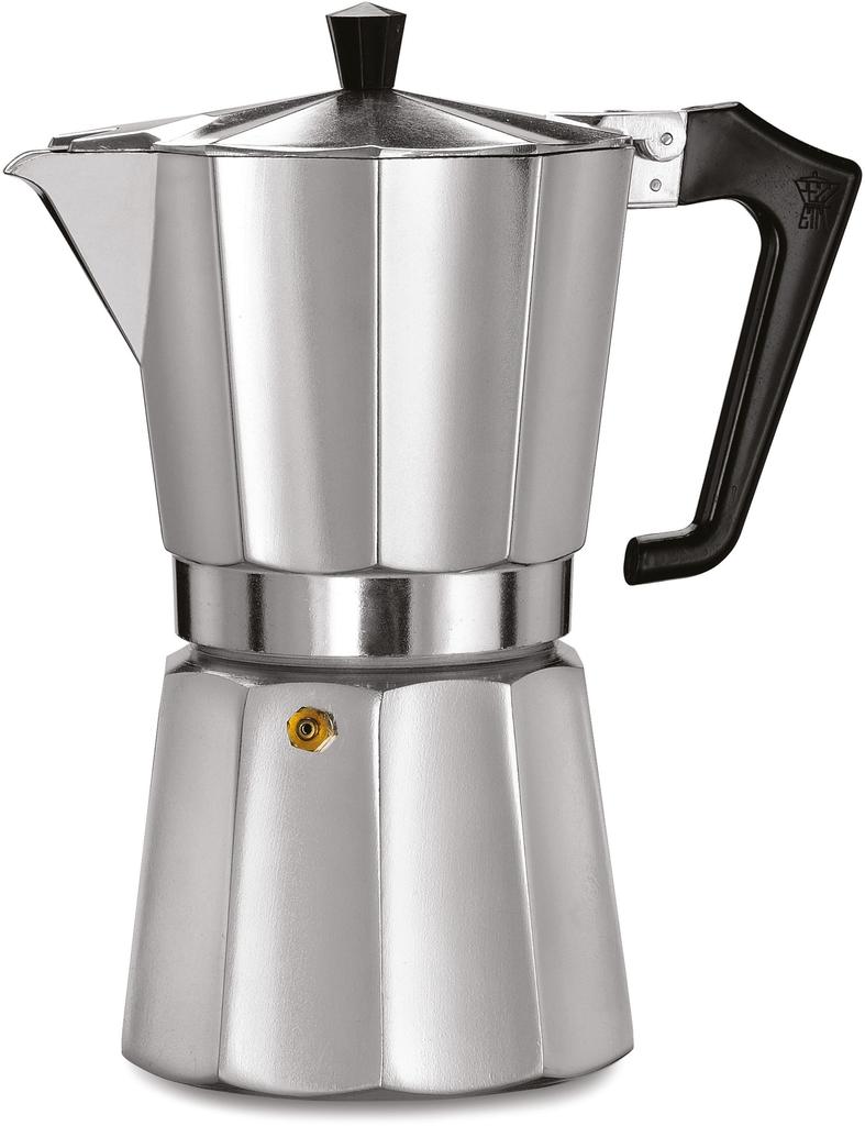 Cafetière italienne - PEZZETTI - ITALEXPRESS - Aluminium - 9 tasses - Inox