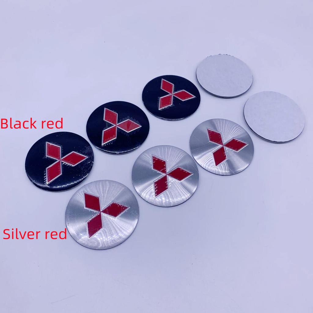 20pcs 56mm Wheel Center Hub Caps Stickers for Mitsubishi Ralliart Lancer ASX Colt Pajero Outlander Eclipse Delica Accessories
