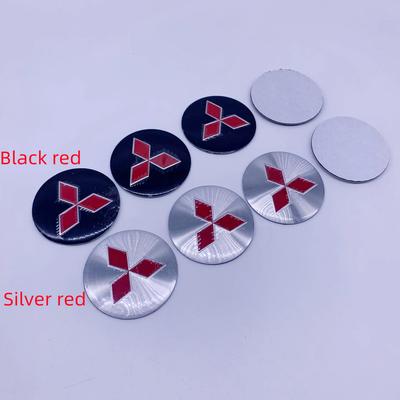 20pcs 56mm Wheel Center Hub Caps Stickers for Ralliart Lancer ASX Colt Pajero Outlander Eclipse Delica Accessories