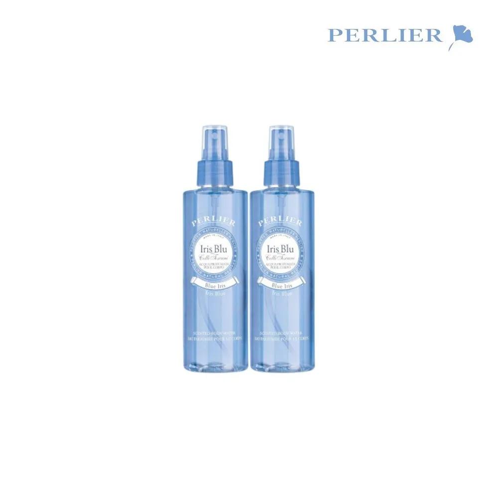Perlier Aqua Corpo Profumata Iris Blue Спрей для тела с ароматом ириса, синий, 200 мл (2 куска)