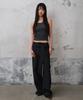 Daibeuinumeon Wrap Wide Tie Pants (Charcoal)