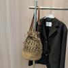 Straw Bags for Women Travel Beach Tote Crossbody Bag Bucket Summer Shoulder Handbag Phone Pouch