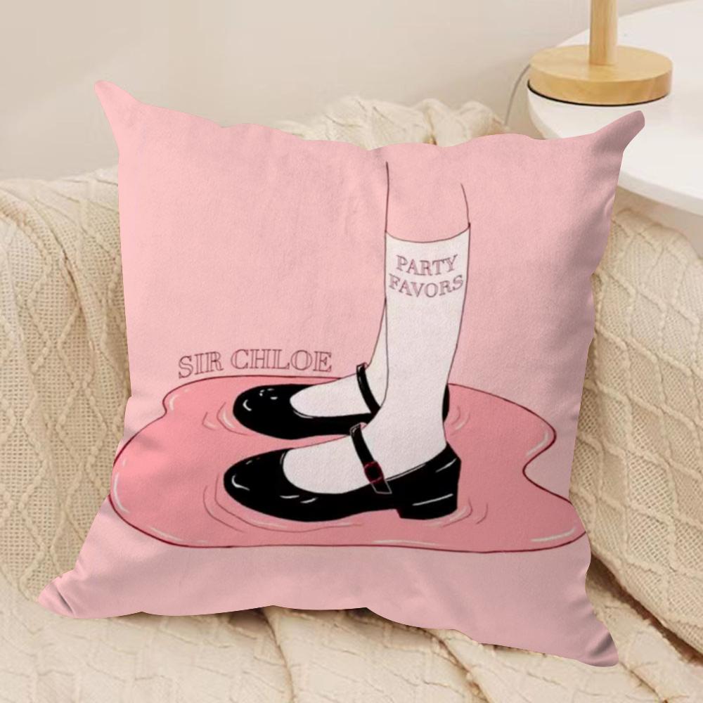

Band SSir Chloe Cushion Cover Soft Plush Fabric DoubleSided Printed Sofa Cushion Cover for All Seasons Home Decor Gift 30x30cm