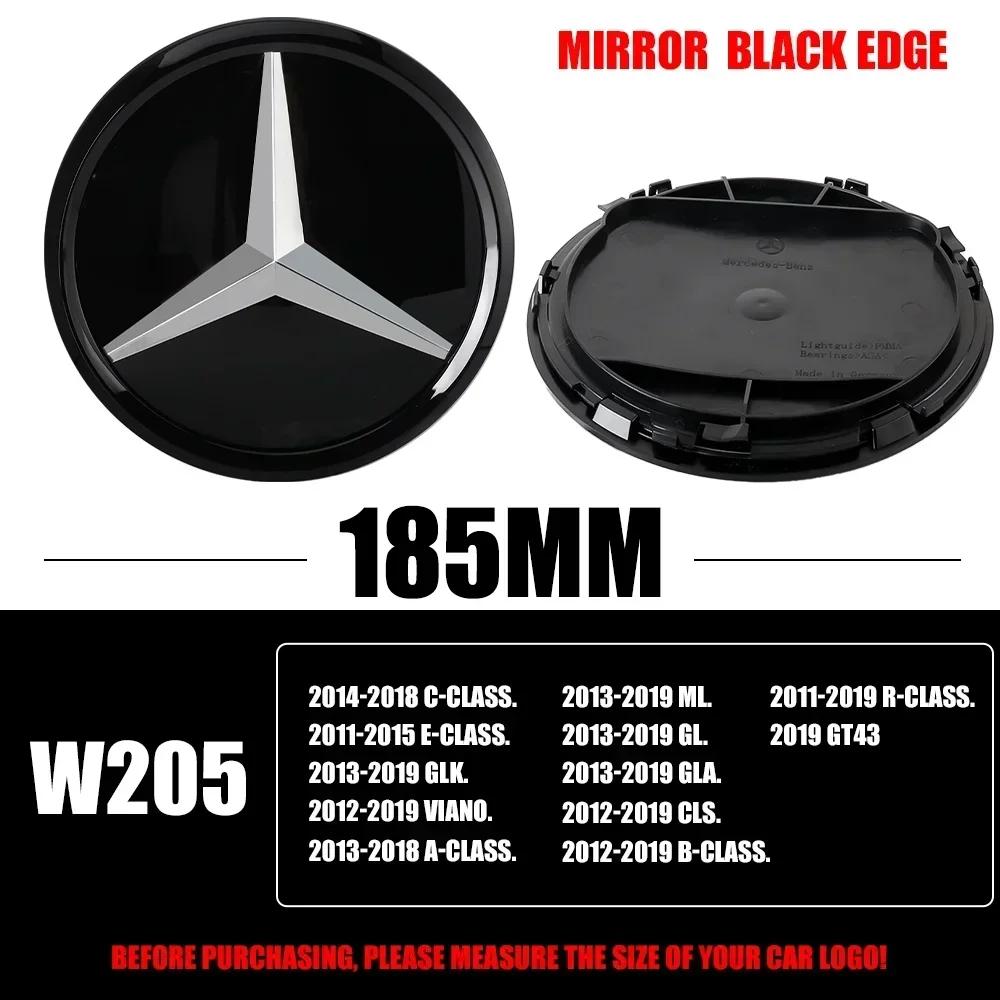 

2025 Hot New 2025 For Mercedes Benz 185/205MM Car Front Grille Badge Decal Cover Emblem Replacement Accessories For Mercedes Ben