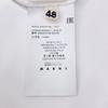 MARNI [xMARIA MAGDALENA SUAREZ] M05GC0139 18Stainless Steel White Print T-Shirt tops 48 whiteUsed