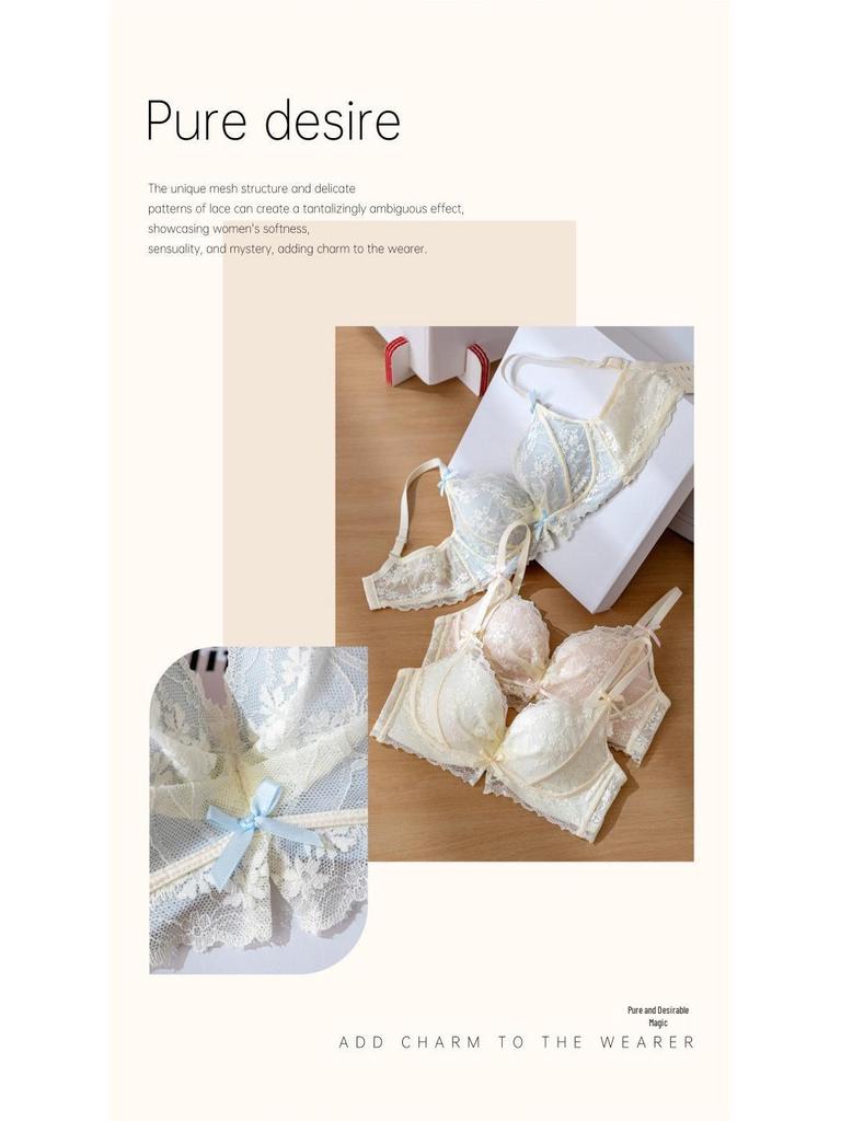 2025 Push-Up Lace Bra: Enhances Small Chest, Anti-Sagging, Side Support