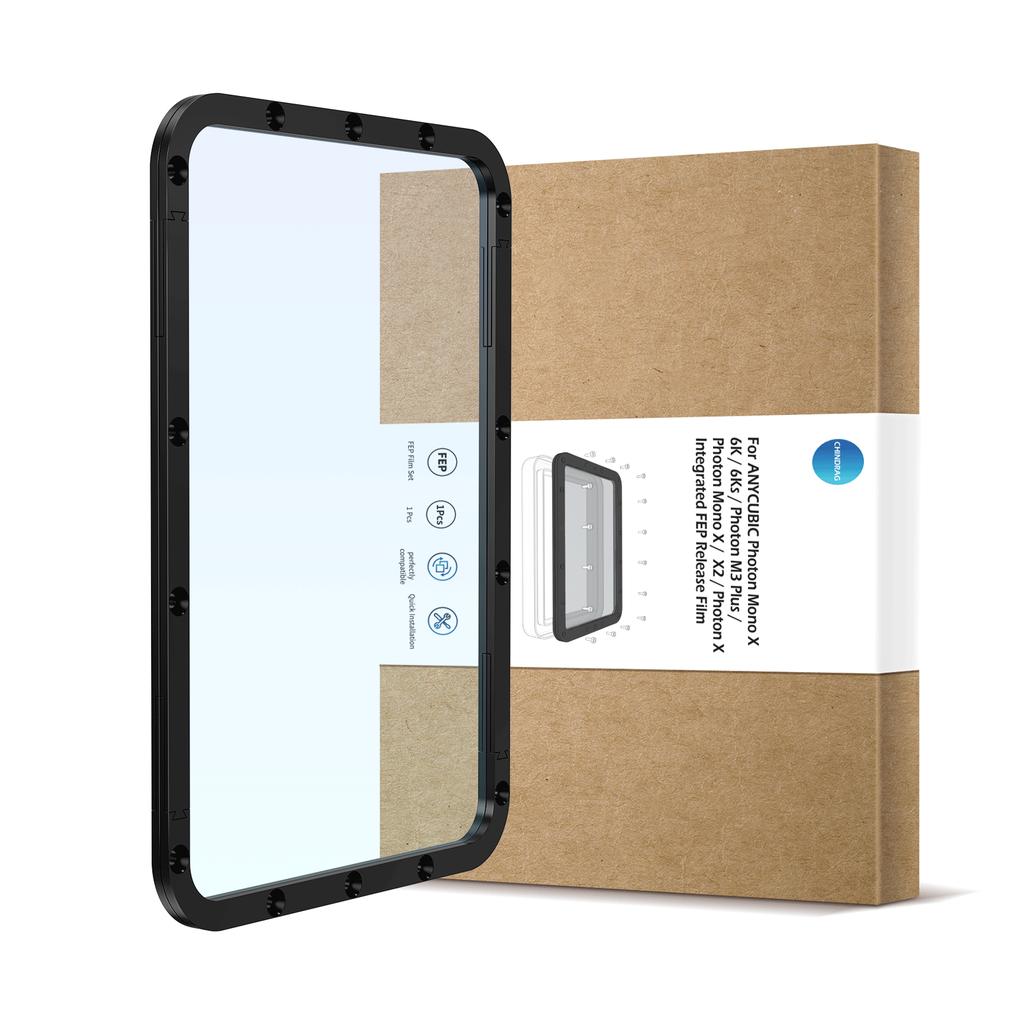 Photon Mono X 6Ks FEP Film Resin Vat FEP Upgrades 3D Printer Accessories for Anycubic Photon M3 Plus/X 6K/Mono X2/Mono X