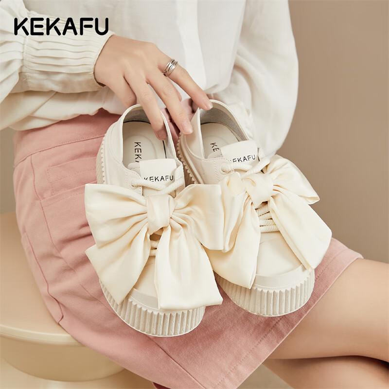 Kekafu Women s Thick Sole Board Shoes 37