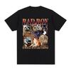 BAD BOY ICH BIN SCHLECHT IN ALLEM Lustiges Waschbär Capybara Nilpferd Meme T-Shirts Herren Damen Sommer Baumwolle Mode Kurzarm T-Shirts