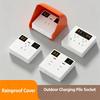 Outdoor Charging Outlet Weather Cover with Plastic Hood for 86 Type Switches Wall Socket Area