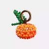 18K Gold Fruit-Inspired Apple & Watermelon Pendant with DIY Colored Beads and Lemon Design.