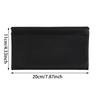 Self-closing First-layer PU Leather Long Wallet Passport Driver's License Document Holder Data Cable Cosmetic Bag