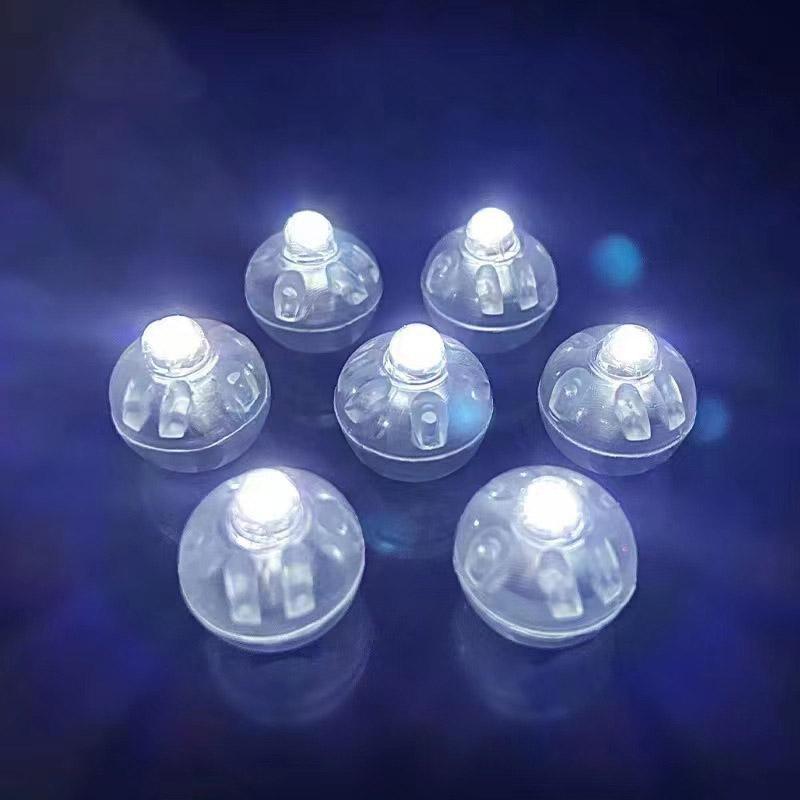 50/100PCS Round Balloon Lights LED Flash Colorful Luminous Lamps Mini Tumbler Ball Light for Christmas Wedding Party Decoration