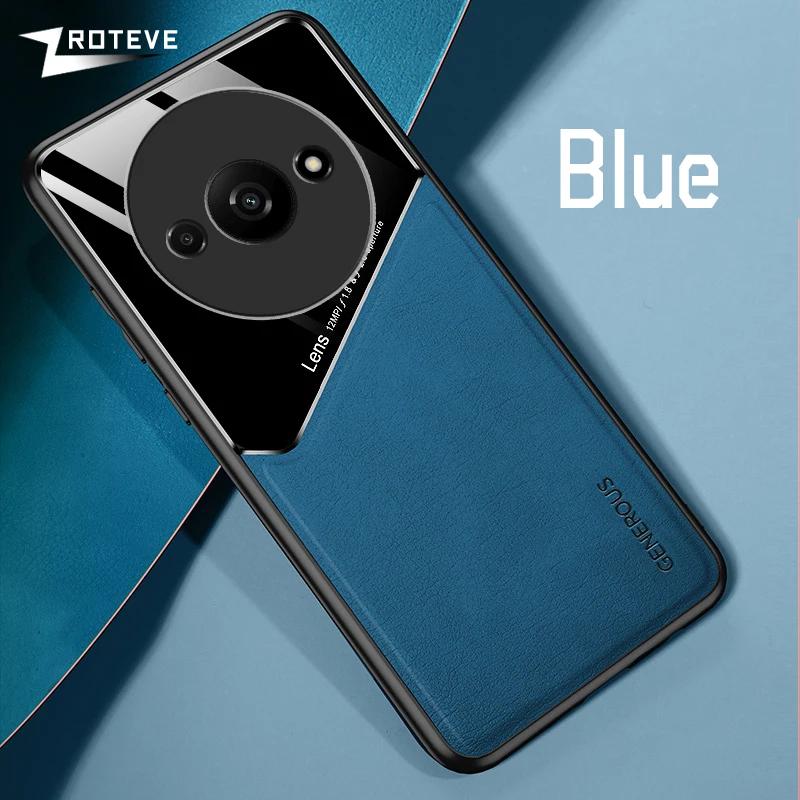 

Для Redmi A3 A3x Чохол зі шкіри PU Магнітний для Авто Жорсткий PC Чохол Для Xiaomi RedmiA3 Xiomi RedmiA3x Ударостійкі Чохли для Телефонів For Redmi A3x синій