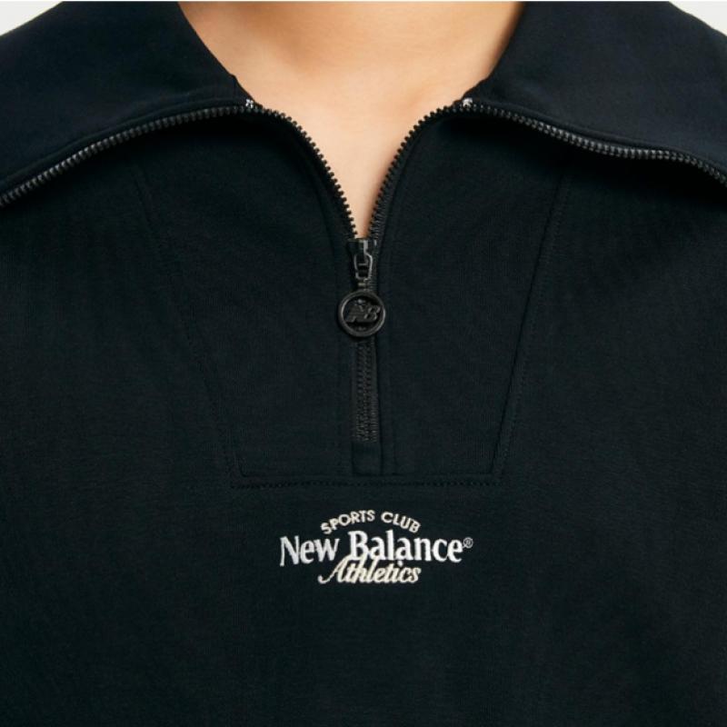 New Balance Women S Signature Semi Crop Half Zip Up SweatShirt Nbnce1w212 19