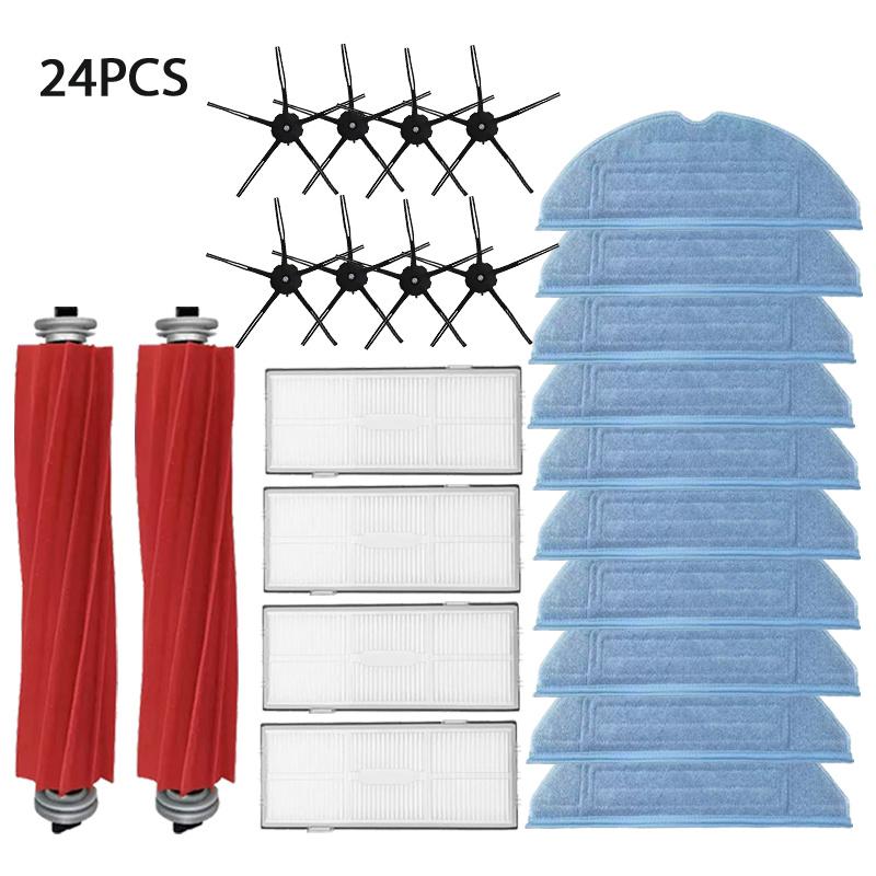 For Roborock S7 S70 S75 S7Max S7 maxv ultra T7S Plus S7 pro ultra Accessories Main Brush Hepa Filter Mops Robot Vacuum Cleaner P