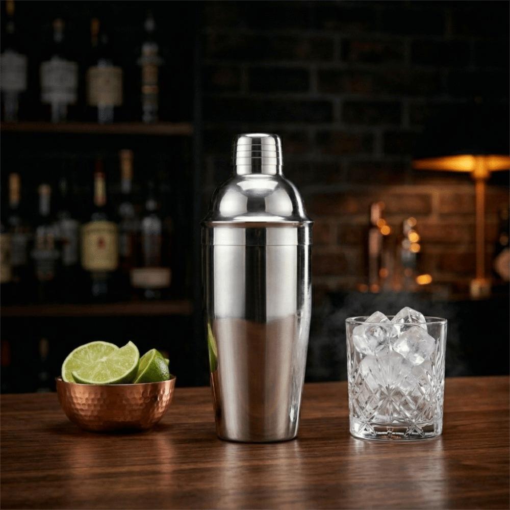 6Pcs/Set Stainless Steel Cocktail Shake Double Measuring Jigger Drink Shake Drink Mixer Bar Set Bar