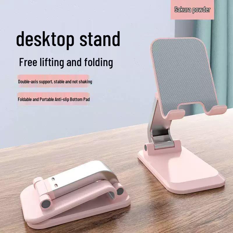 Aluminum Alloy Rotating Folding Phone Holder - Portable Desktop Stand with Custom Logo & Gift Option