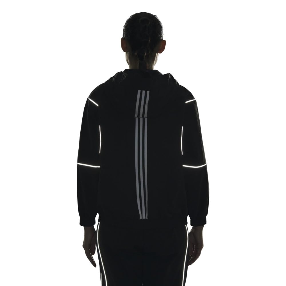 Adidas BYD3 Woven Jersey Jacket, Women's KTX59, Black (JG8164), Size M