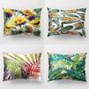 30x50cm Grün Tropische Blätter Pflanze Kissenbezug Wohnzimmer Stuhl Heimdekoration Regenbogen Blume Frucht Sofa Kissenbezug