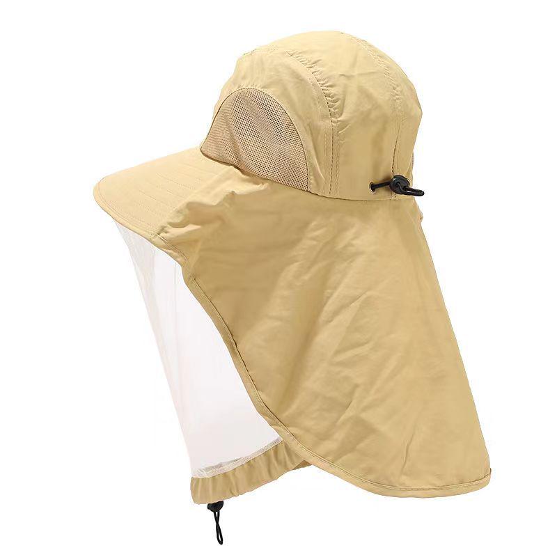Unisex Mesh Mückendichter Sonnenhut mit breiter Krempe - Anti-UV Sommer Wandern & Angeln Outdoor Schutz