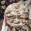 Pc Vintage Pastry and Lace Design Aluminum Wall Art  X Inch Metal Sign for Home Dining Room Coffee Shop Garage Decor  In