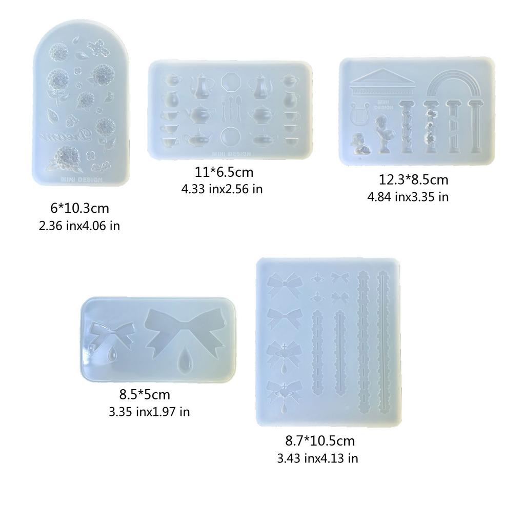 Versatile Silicone Molds Nonstick Candy Shaping Tools Kitchen Gadgets for Chocolates and Jellies Jewelry Accessories