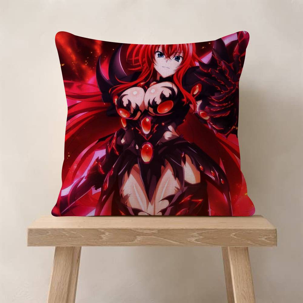 Anime HHigh School DxD Cushion Cover Inches Farmhouse Decor Home Throw Pillow Covers For Couch Decorations