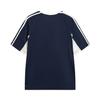Li-Ning Sport Lifestyle Series Logo Letter Color Block Round Neck T-Shirt Men Tops ATSW265-2