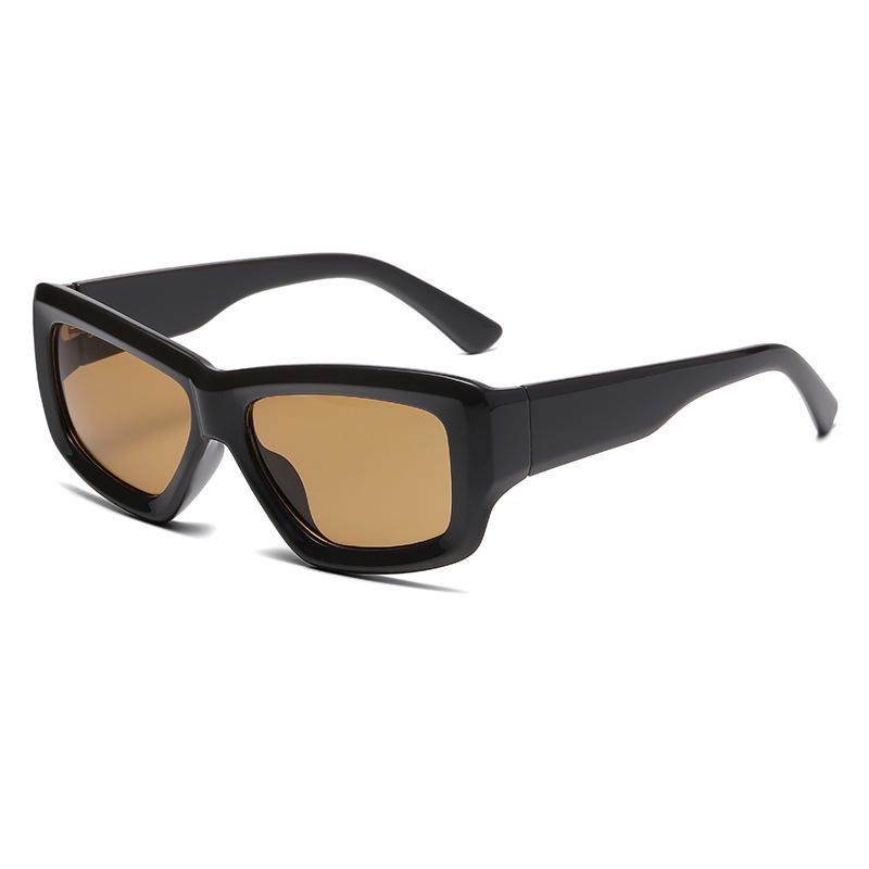 European and American babes rectangular YK sunglasses women's myopia glasses fashion ins popular glasses personalized street ink