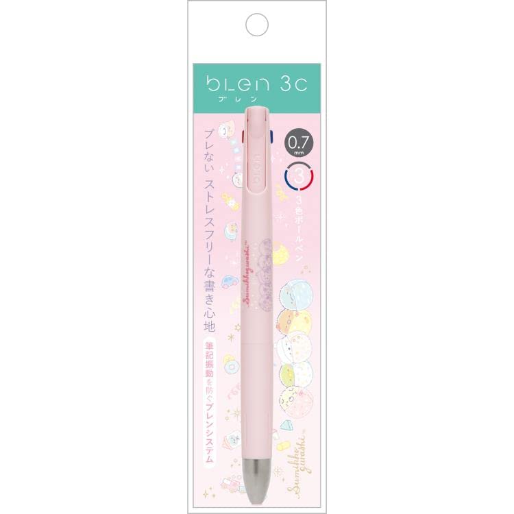 

Шариковая ручка Sumikkogurashi Blen Pink Zebra PR07005 San-X 0,7 мм, 3 цвета