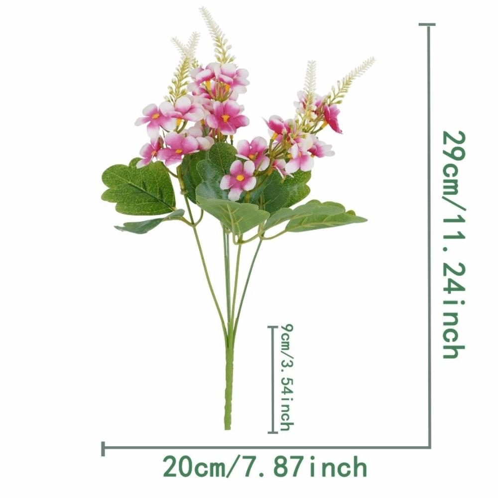 New Chrysanthemum Artificial Pansy Flowers Realistic DIY Floral Flower Bouquet Soft Simulation Flowers Photography Props