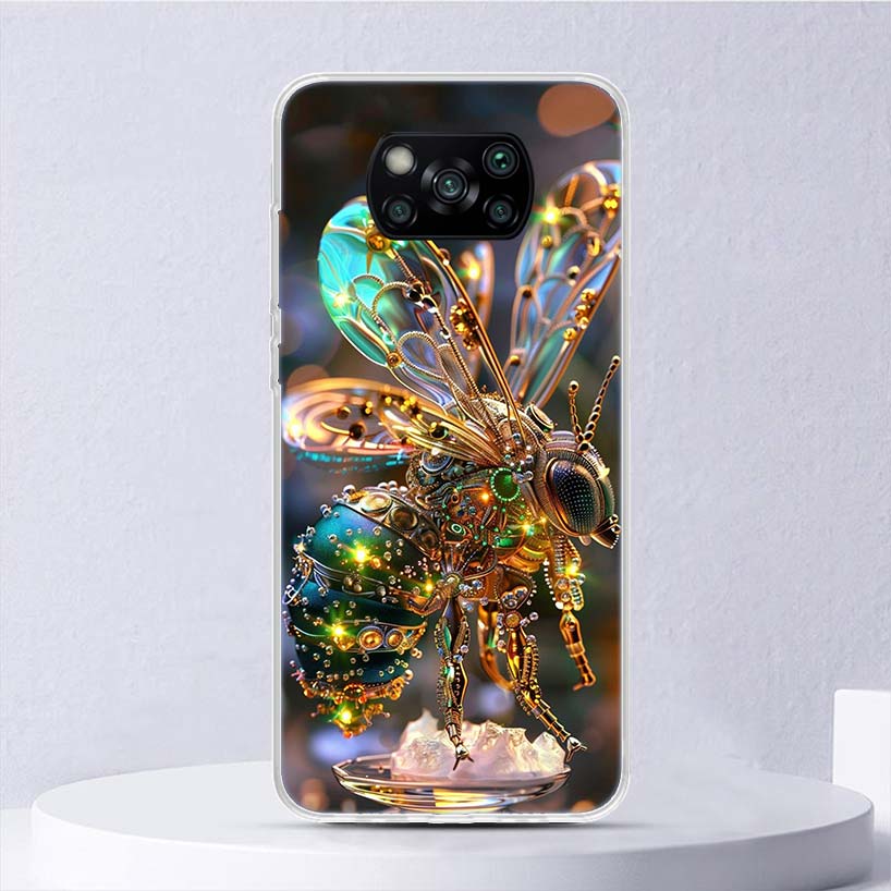 Bee Keeping Honey Animal Soft Case For Xiaomi Poco X7 X6 X5 X4 X3 Nfc F7 Ultra F6 F5 Pro Phone Cover F4 Gt F3 M5S M4 M3 M5 M6 Co