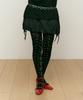 Kirsh Collection Suede Pumpkin Skirt [Charcoal]