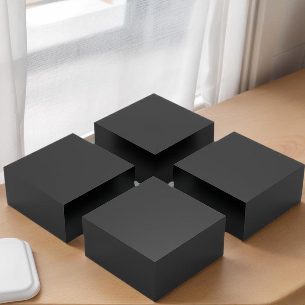 Anti Vibration Pads Rubber Vibration Isolator Pad 4 Pieces Shockproof Non-slip Absorber for Sewing Machine Floor Condenser Dryer