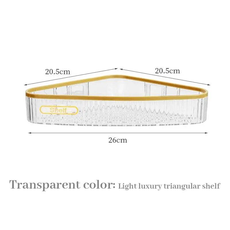 1 Stück Kunststoff Mehrzweck Wandmontage Klebestil Badezimmerregal zur Aufbewahrung von Toilettenartikeln Badezimmer Küchen Aufbewahrungsregal
