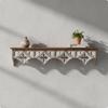 Vintage Wall-Mounted Shelf Distressed Finish Rustic