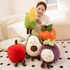 Fruit Series Plush Dolls: Interactive Educational Toys & Cartoon Throw Pillows for Children