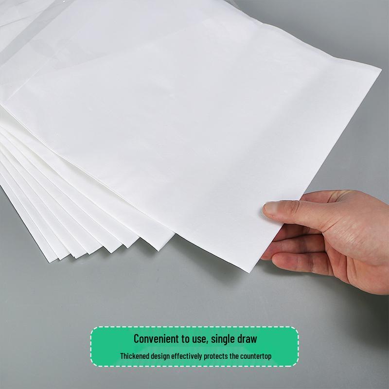 Disposable White Waterproof & Oil-proof Tablecloth for Home, Party, and Restaurant - Rectangular/Round