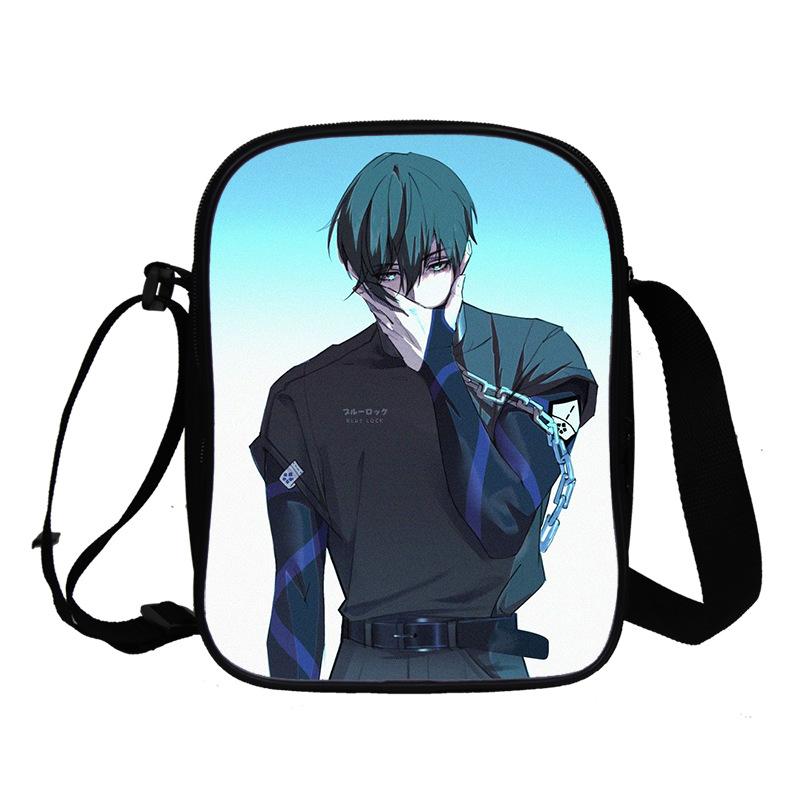 Neue Blaue Gefängnis Animation Peripherie 3D Vollfarbdruck Tragbare Umhängetasche Teenager Crossbody Tasche
