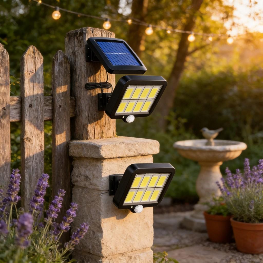 Solar Garden Lamp With Led Light For Outdoor Yard Decor And Pathway Illumination